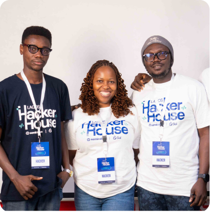Developers collaborating during Lagos Hacker House